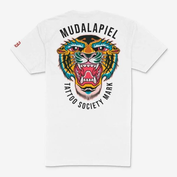 Camiseta TIGRE OLD SCHOOL Tattoo Unisex Espalda